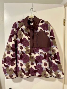 LIV Outdoor Floral Fleece Jacket NWOT